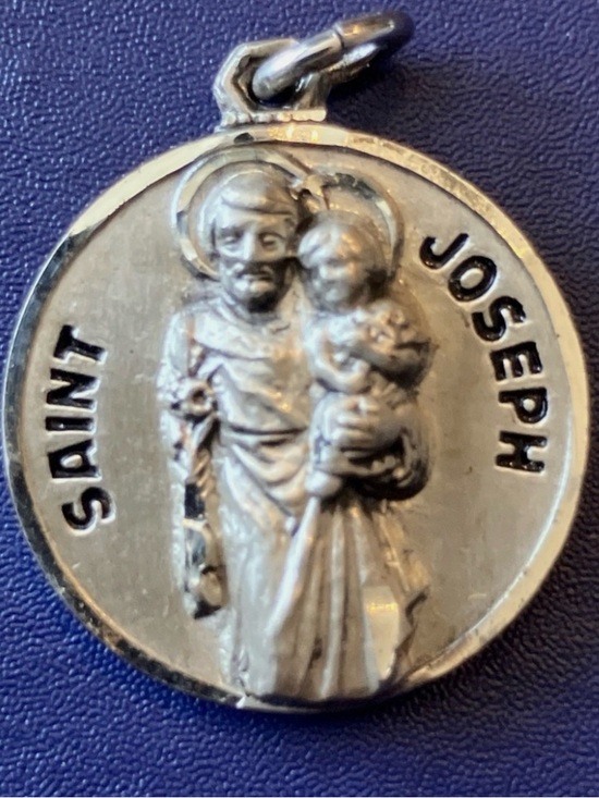 Creed Jewelry - Saint Joseph Creed Sterling Silver Medal